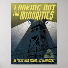 Póster Poster de propaganda de inmigración