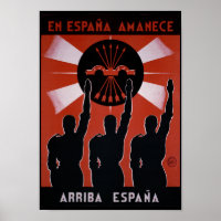 Poster de propaganda de la guerra civil española -