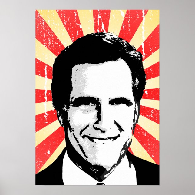 Póster POSTER DE PROPAGANDA POLÍTICA, Mitt Romney 2 (Frente)