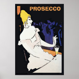Póster Poster De Prosecco Lady En Salon