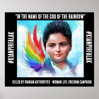 Póster poster de protesta #Kianpirfalak