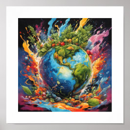 Póster Poster de provisiones para fines generales