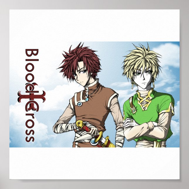 Póster Poster de prueba de cruces sanguíneas (Frente)