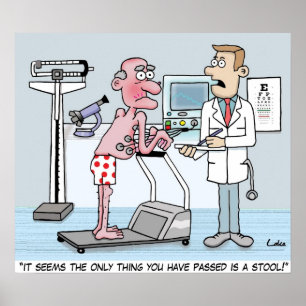 Póster Poster de pruebas médicas de personalizado diverti