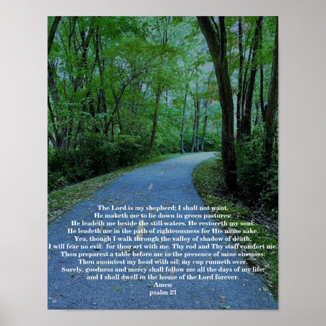 Póster Poster de PSALM 23 (Frente)