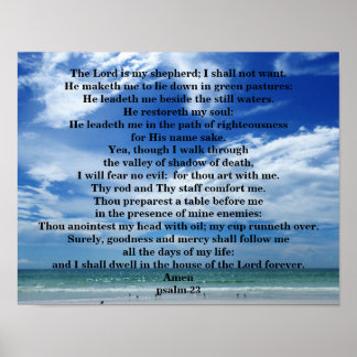 Póster Poster de PSALM 23