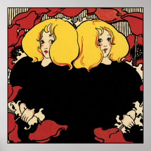Póster Poster de publicidad Art Nouveau de Ethel Reed