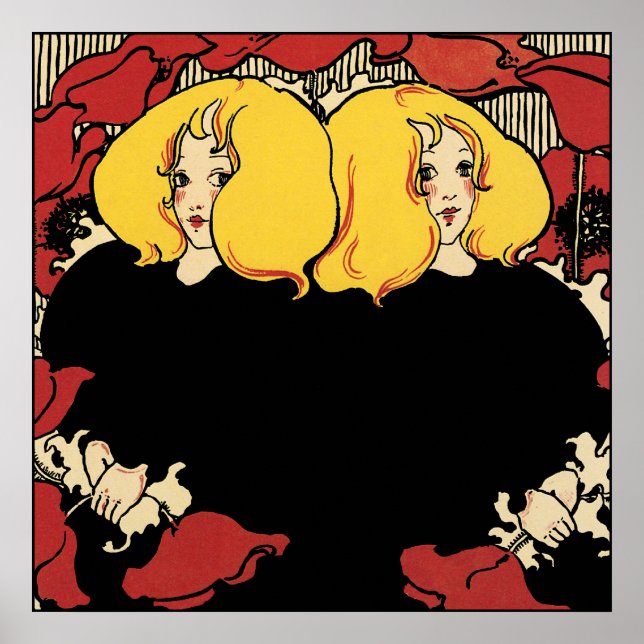 Póster Poster de publicidad Art Nouveau de Ethel Reed (Frente)