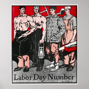 Póster Poster de publicidad de época