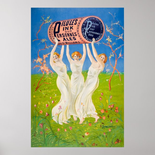 Póster Poster de publicidad de época (Frente)