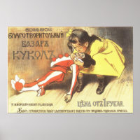 Poster de publicidad de época imperial rusa