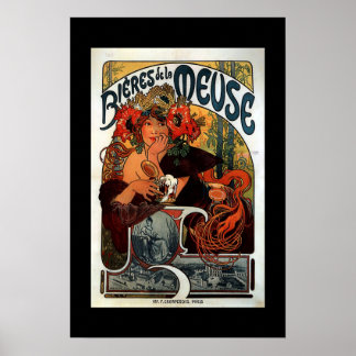 Póster Poster de publicidad de época París