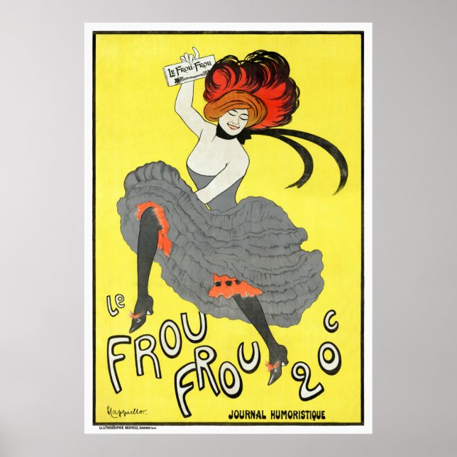 Póster Poster de publicidad de Francia Frou (Frente)