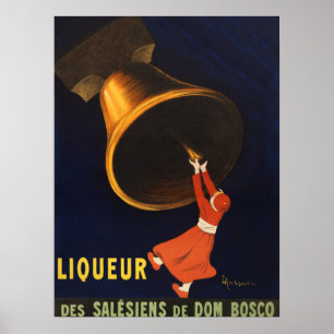 Póster Poster de publicidad de licor de época