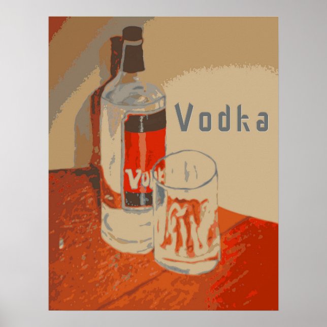 Póster Poster de publicidad de Vodka (Frente)