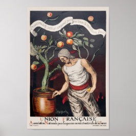Póster Poster de publicidad francesa de época