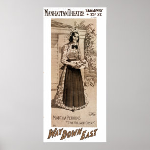 Póster Poster de publicidad teatral