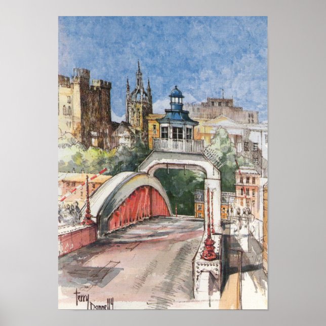 Póster Poster de puente de inclinación/impresión (Frente)