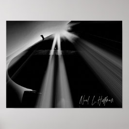 Póster POSTER de puesta de sol SAAB 340