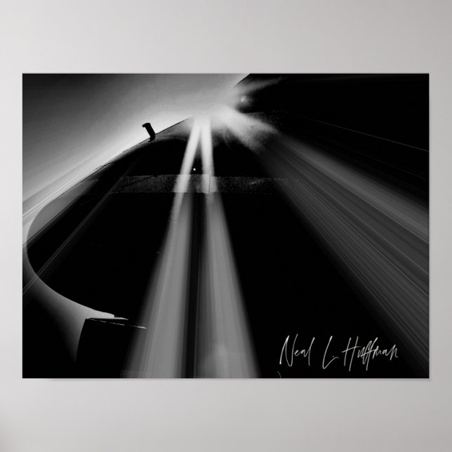 Póster POSTER de puesta de sol SAAB 340 (Frente)