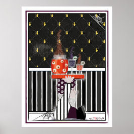 Póster Poster de punch con miedo