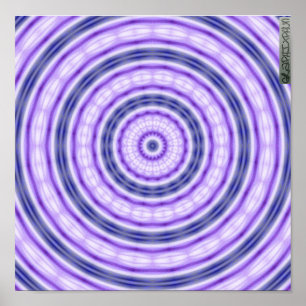 Póster Poster De Púrpura Swirl