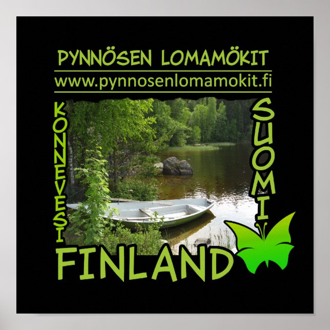 Póster Poster de Pynnösen Lomamökit (Frente)