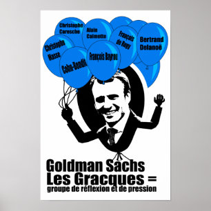 Póster Poster de Qui est derrière MACRON Elections 2017