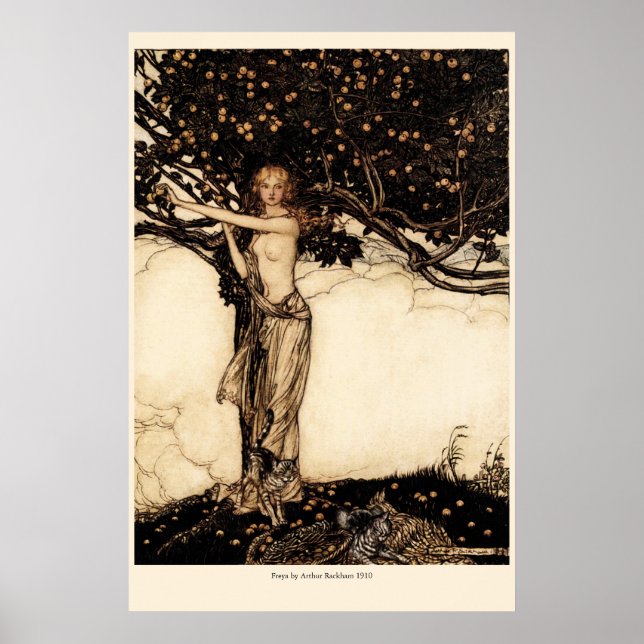 Póster Poster de Rackham Freya CC0050 (Frente)