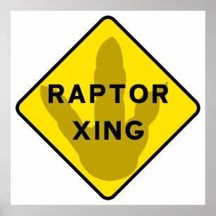 Póster Poster de Raptor Crossing