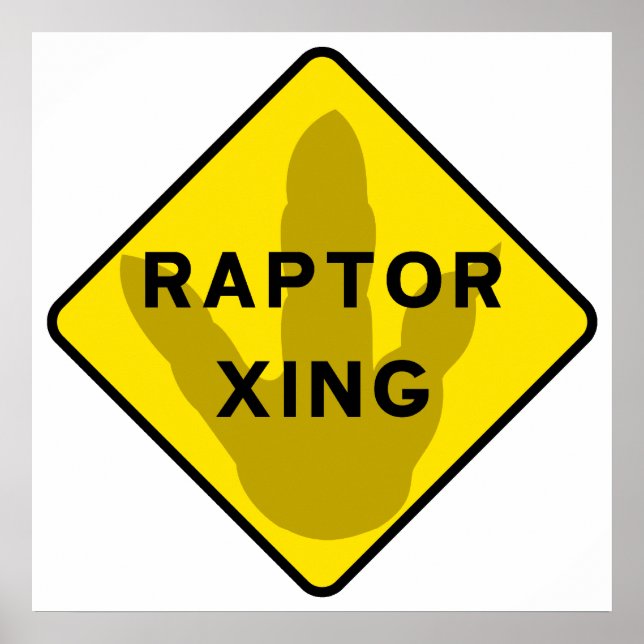 Póster Poster de Raptor Crossing (Frente)