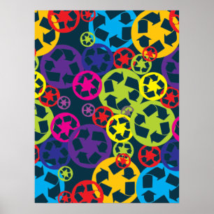 Póster Poster de reciclaje