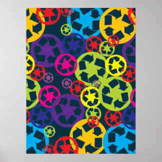 Póster Poster de reciclaje