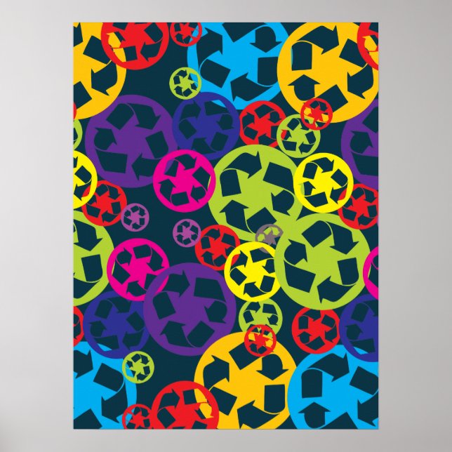 Póster Poster de reciclaje (Frente)
