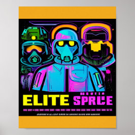 Póster Poster de reclutamiento de propaganda cibernética