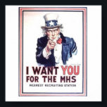 Póster Poster de reclutamiento militar<br><div class="desc">el Poster de reclutamiento del ejército</div>
