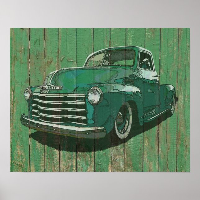 Póster Poster de recogida de Chevy en la posguerra (Frente)
