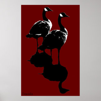 Póster Poster de recuerdo del Canadá Personalizado Poster