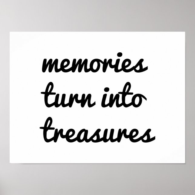 Póster Poster de recuerdos (Frente)