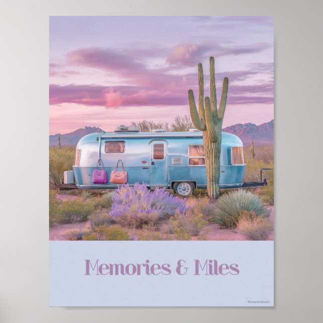 Póster Poster de recuerdos y Millas (Frente)