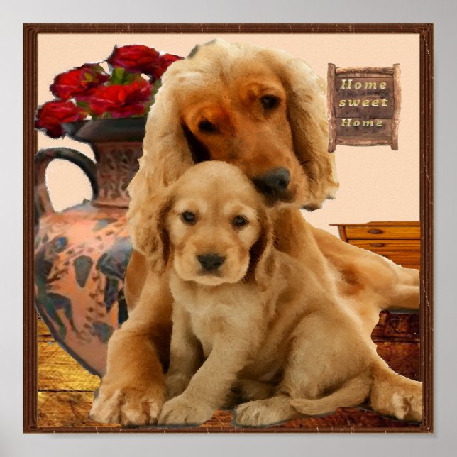Póster Poster de recuperación de Labrador (Frente)
