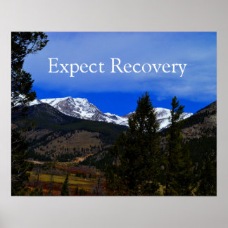 Póster poster de recuperación esperada