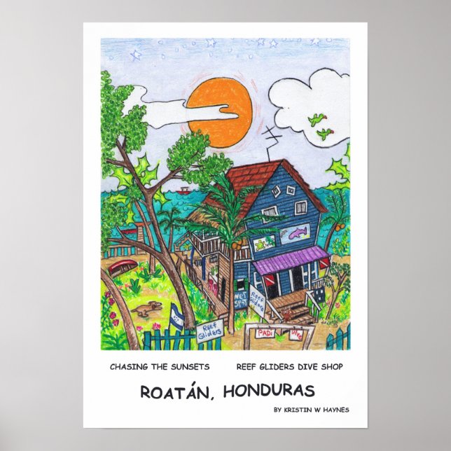 Póster Poster de Reef Gliders (Frente)