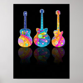 PÓSTER POSTER DE REFLEXIONES DE GUITARRA