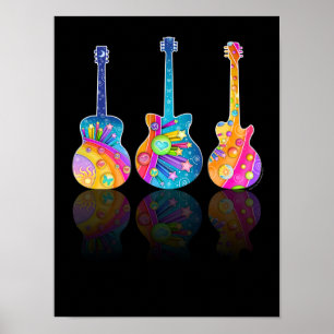 PÓSTER POSTER DE REFLEXIONES DE GUITARRA