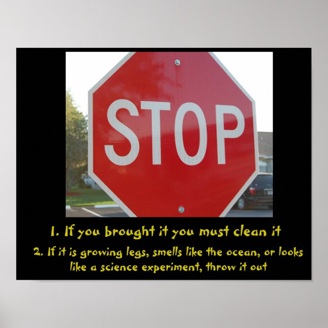 Póster Poster de refrigerador de Office (Frente)