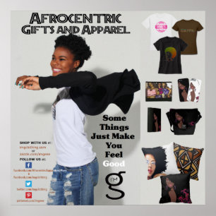 Póster Poster de Regalos Afrocéntricos