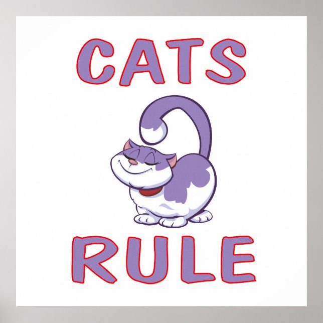 PÓSTER POSTER DE REGLA DE CATS (Frente)