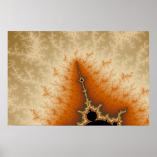 Póster Poster de relleno del pastel de calabaza