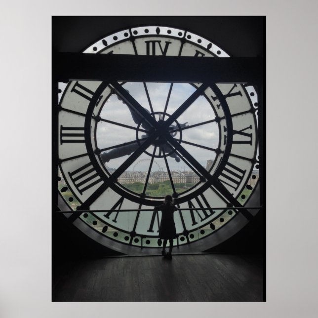 Póster Poster de reloj Musée d'Orsay (Frente)